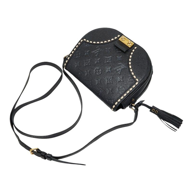 Louis Vuitton Monogram Empreinte Juno M43143 Noir Black Leather Women's Louis