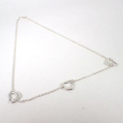 Tiffany & Co 925 Open Heart 3pc Necklace j111-84