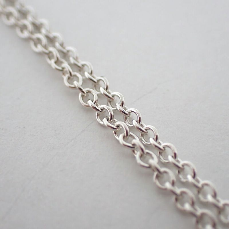 Tiffany & Co 925 Open Heart Pendant Necklace j111-82