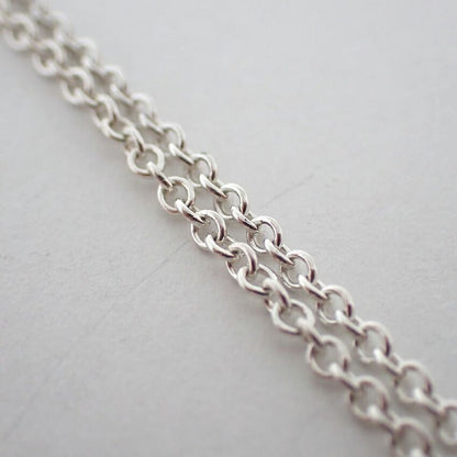 Tiffany & Co 925 Open Heart Pendant Necklace j111-82