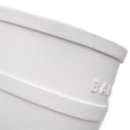 Balenciaga Crocs Collaboration Rubber Long Boots Shoes Rain Boots 36 White