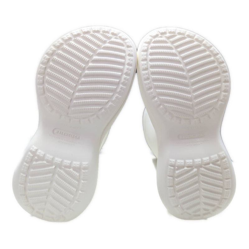 Balenciaga Crocs Collaboration Rubber Long Boots Shoes Rain Boots 36 White