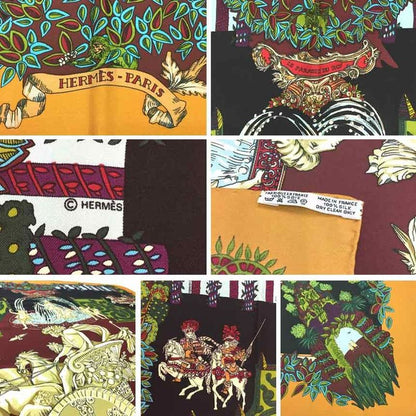 Sale Items Hermes Scarf Kare90 le Paradis du Roy King's Paradise Aq8174