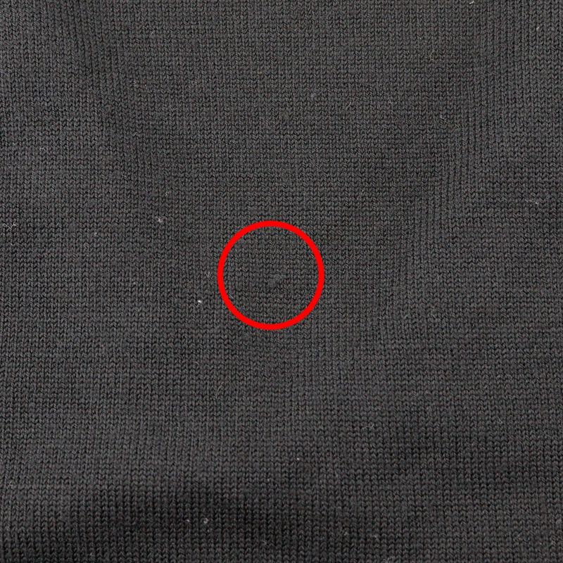 Prada Argyle Lay032872 Wool X Nylon X Cashmere Black Men's Sweater