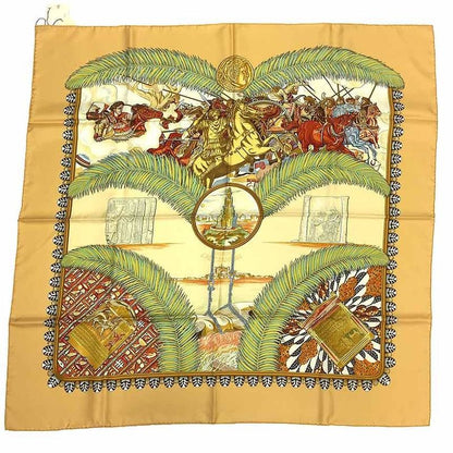 Sale Hermes Scarf Carre 90 100% Silk Gloire D'alexandre Alexander's Glory [new