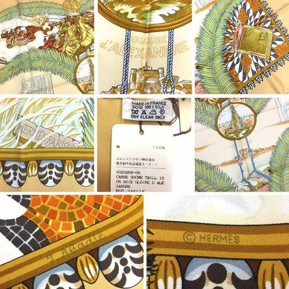 Sale Hermes Scarf Carre 90 100% Silk Gloire D'alexandre Alexander's Glory [new