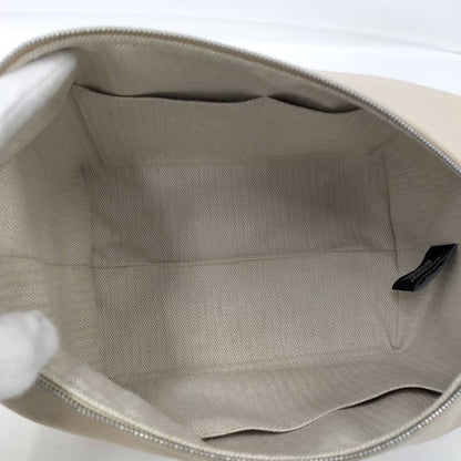 Hermes Handbag Brid a Black GM Canvas Beige