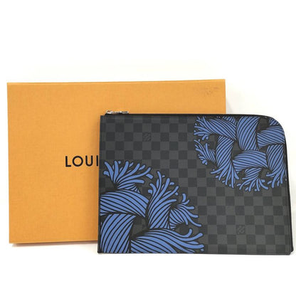 Louis Vuitton Clutch Bag Pochette Jules GM Damier Graphite N41685