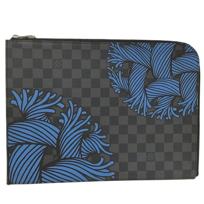 Louis Vuitton Clutch Bag Pochette Jules GM Damier Graphite N41685