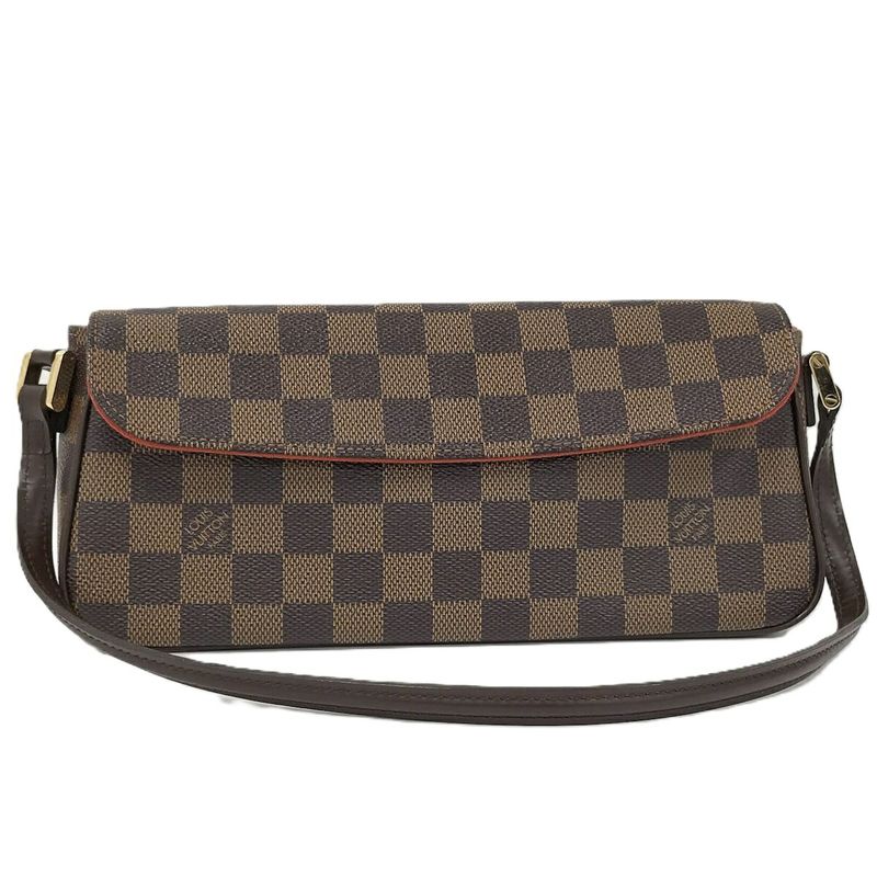 Louis Vuitton Recoleta Handbag Damier Ebene Brown N51299