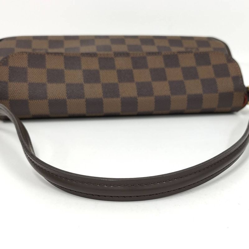 Louis Vuitton Recoleta Handbag Damier Ebene Brown N51299