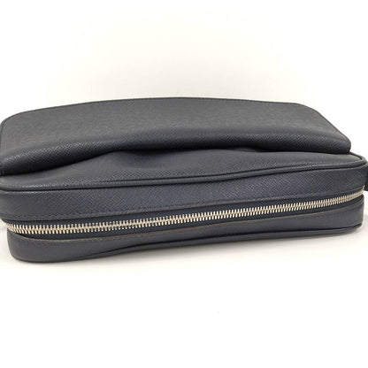 Louis Vuitton Alex Messenger Shoulder Bag Taiga Leather Blue Marina M30261