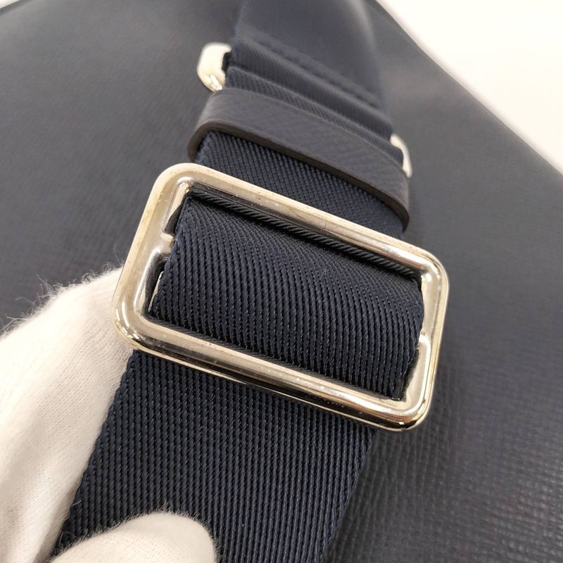 Louis Vuitton Alex Messenger Shoulder Bag Taiga Leather Blue Marina M30261