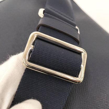 Louis Vuitton Alex Messenger Shoulder Bag Taiga Leather Blue Marina M30261