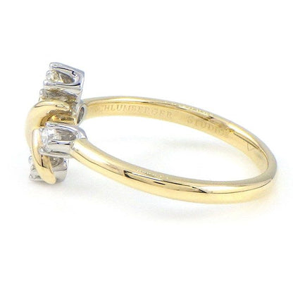 Tiffany & Co Ring Jean Schlumberger 4 Point Diamond 18K Yellow