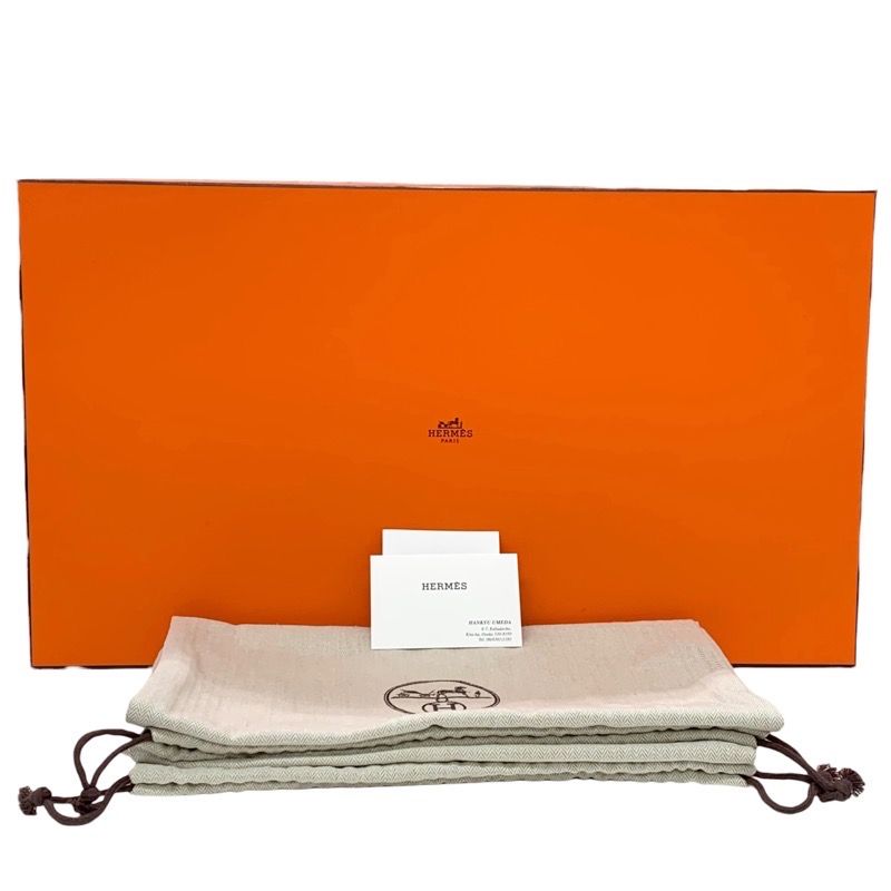 Hermes Fjord Boots Long Boots Shoes Suede Beige Quilted Exlibris