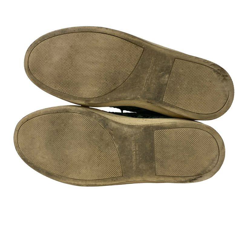 Bottega Veneta Sneakers Men's - Dark Green X Black Insole Removable High Cut