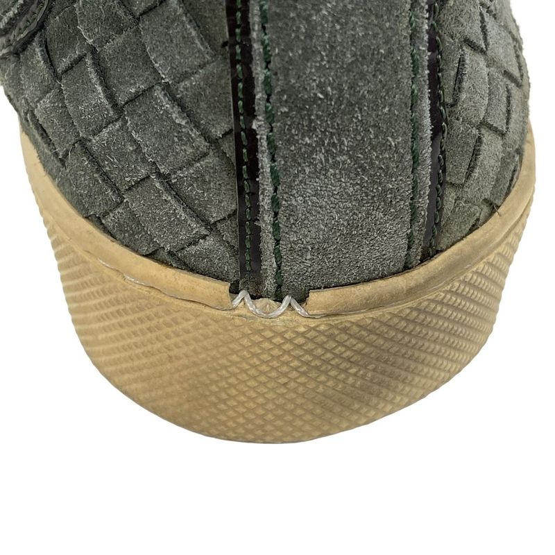 Bottega Veneta Sneakers Men's - Dark Green X Black Insole Removable High Cut