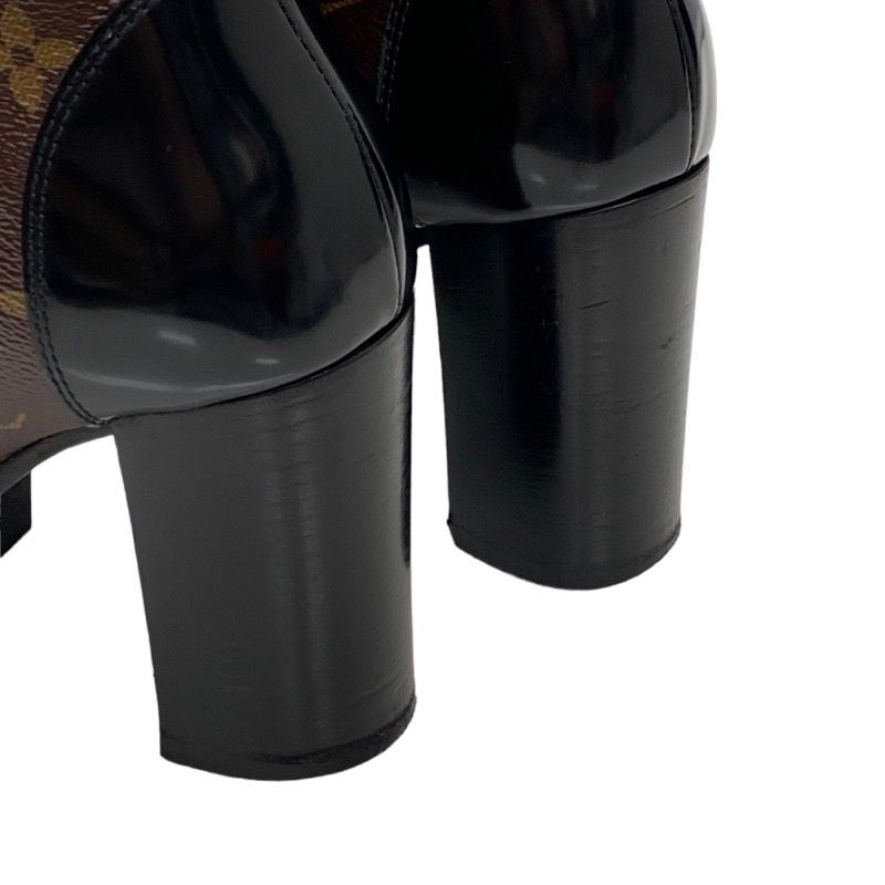 Louis Vuitton Star Trail Line Monogram Boots Short Boots Shoes Leather Brown