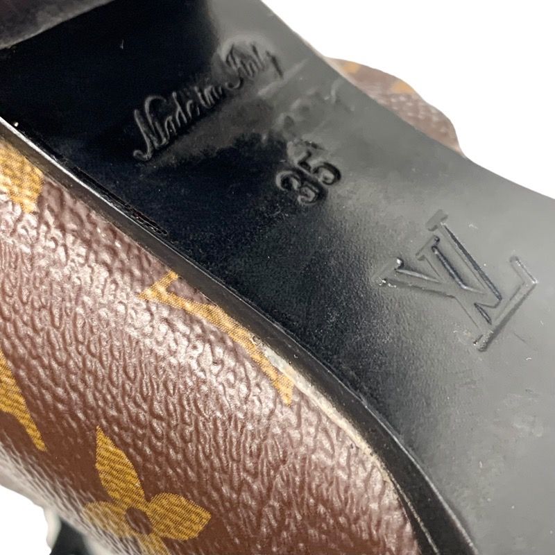 Louis Vuitton Star Trail Line Monogram Boots Short Boots Shoes Leather Brown