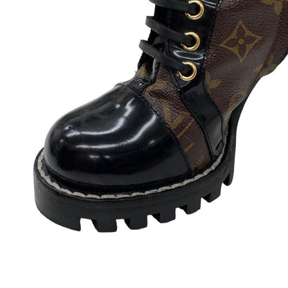 Louis Vuitton Star Trail Line Monogram Boots Short Boots Shoes Leather Brown