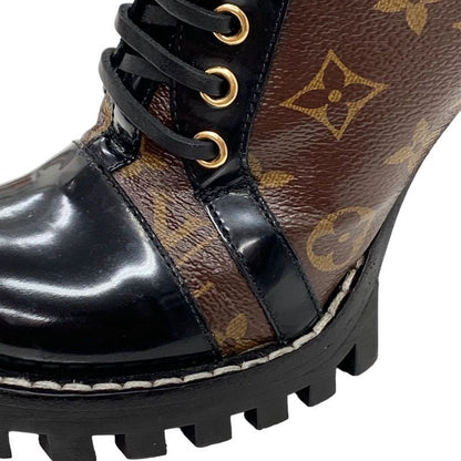Louis Vuitton Star Trail Line Monogram Boots Short Boots Shoes Leather Brown