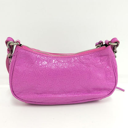 Balenciaga le Cagole XS Chain Shoulder Bag Leather Pink