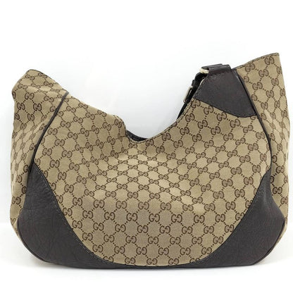 Gucci Tote Bag GG Canvas Leather Beige