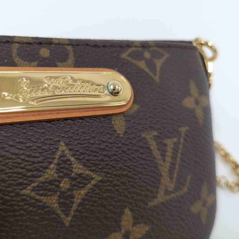 Louis Vuitton Pochette Mira PM Pouch Logo Plate Monogram M60095