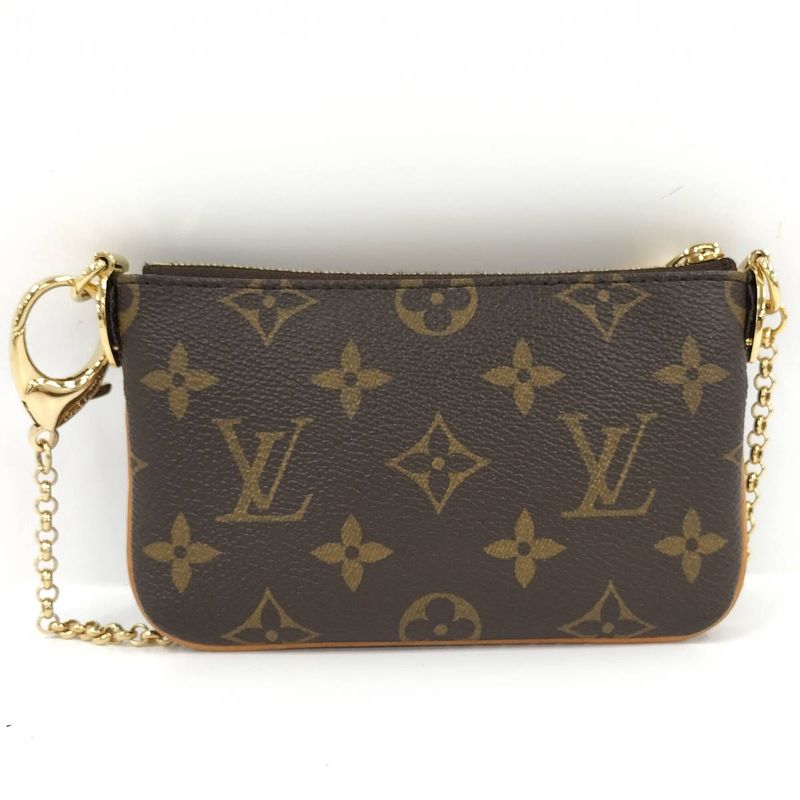 Louis Vuitton Pochette Mira PM Pouch Logo Plate Monogram M60095