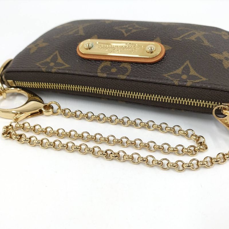 Louis Vuitton Pochette Mira PM Pouch Logo Plate Monogram M60095