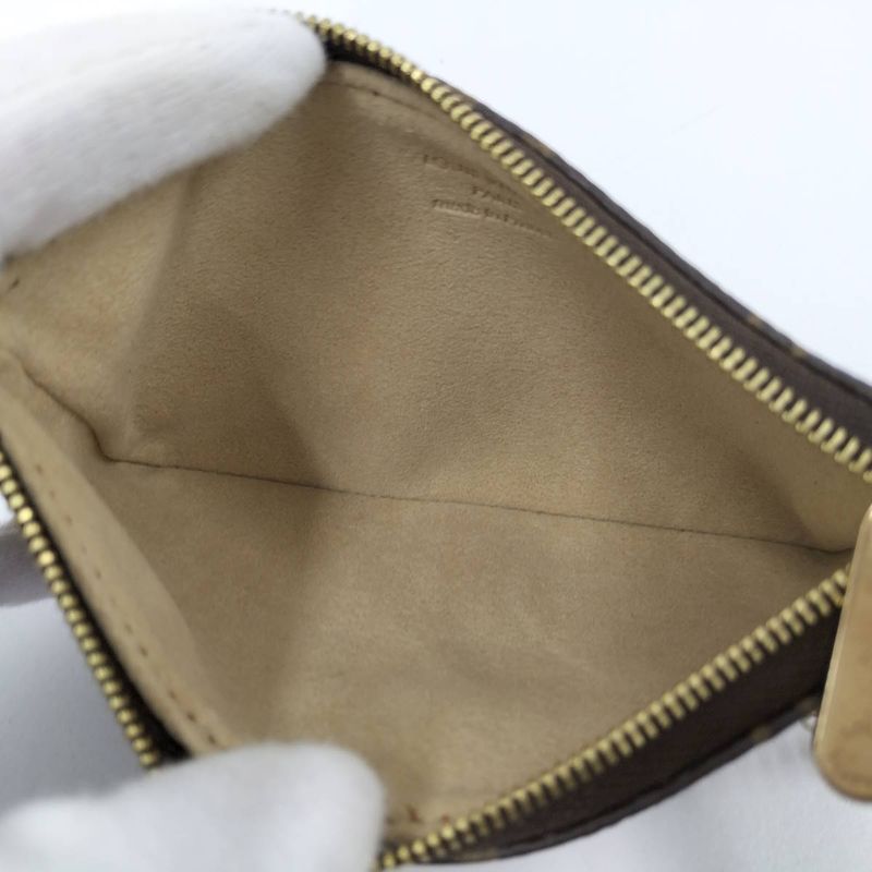 Louis Vuitton Pochette Mira PM Pouch Logo Plate Monogram M60095