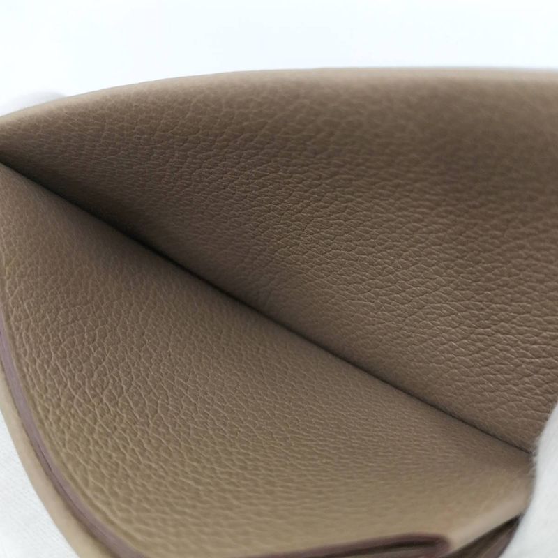 Hermes Card Case H Serie Evercolor Etoupe W Engraved
