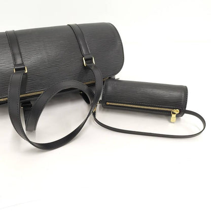 Louis Vuitton Soufflo Handbag Epi Leather Black M52222