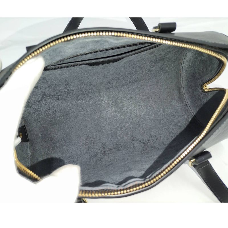 Louis Vuitton Soufflo Handbag Epi Leather Black M52222