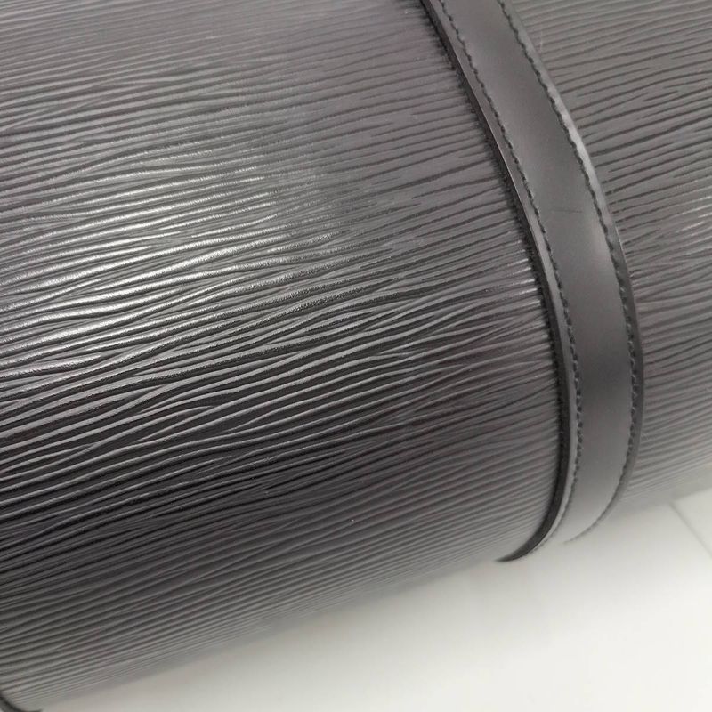 Louis Vuitton Soufflo Handbag Epi Leather Black M52222