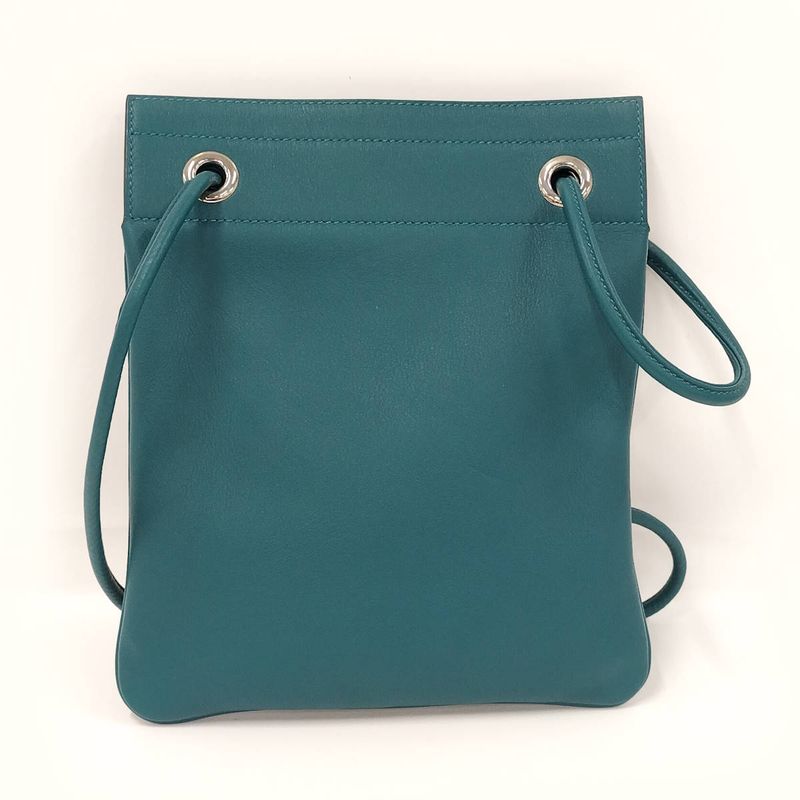 Hermes Aline Mini Shoulder Bag Leather Green Y Stamp