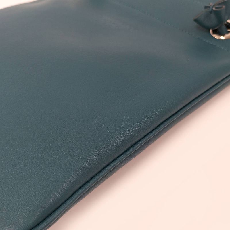 Hermes Aline Mini Shoulder Bag Leather Green Y Stamp