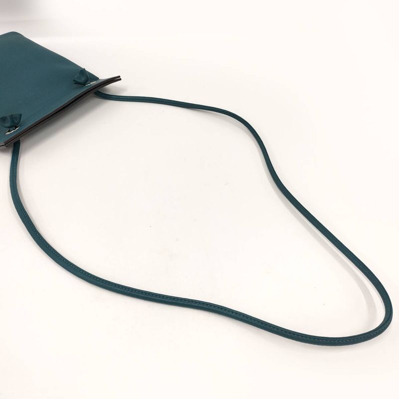 Hermes Aline Mini Shoulder Bag Leather Green Y Stamp