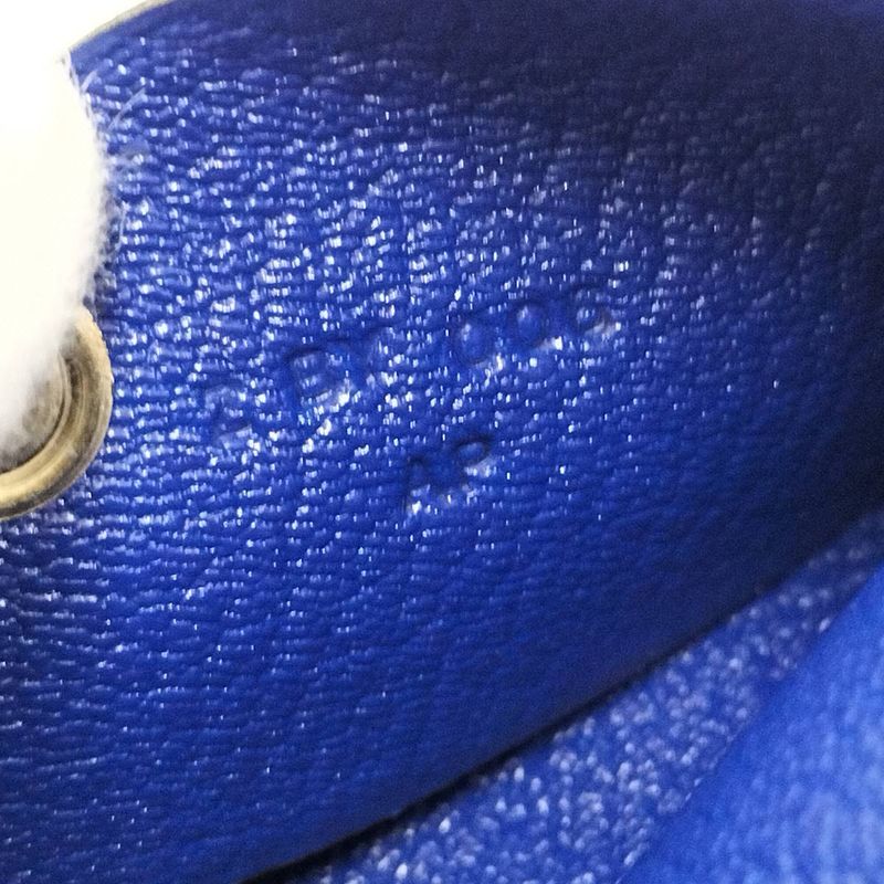 Hermes Calvi Duo Coin Case Leather Brown Z Stamp