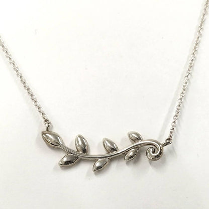 Tiffany & Co Necklace Olive Leaf Sv925 Silver 925
