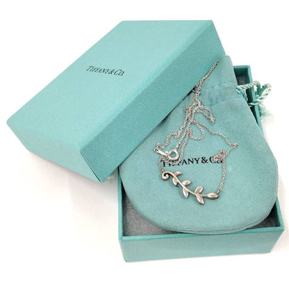 Tiffany & Co Necklace Olive Leaf Sv925 Silver 925