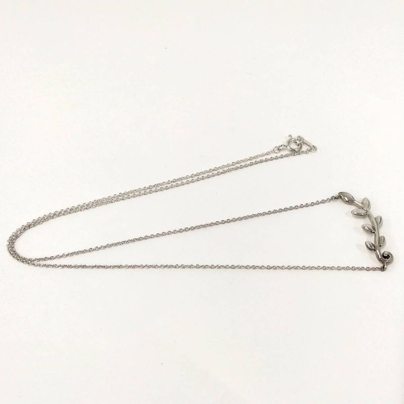 Tiffany & Co Necklace Olive Leaf Sv925 Silver 925