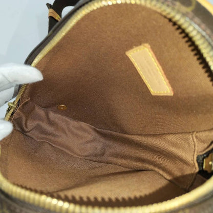 Louis Vuitton Pochette Gange Shoulder Bag Monogram Leather Brown M51870