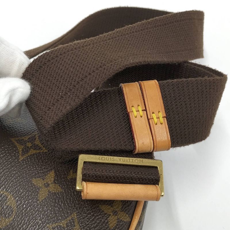 Louis Vuitton Pochette Gange Shoulder Bag Monogram Leather Brown M51870