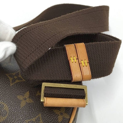 Louis Vuitton Pochette Gange Shoulder Bag Monogram Leather Brown M51870