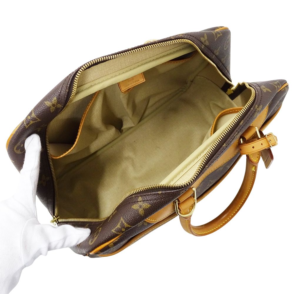 Louis Vuitton Bag Monogram Women'S Men'S Brand Handbag Deauville M47270 Brown