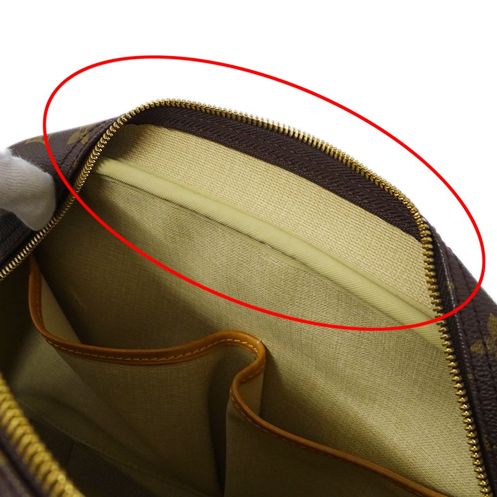 Louis Vuitton Bag Monogram Women'S Men'S Brand Handbag Deauville M47270 Brown