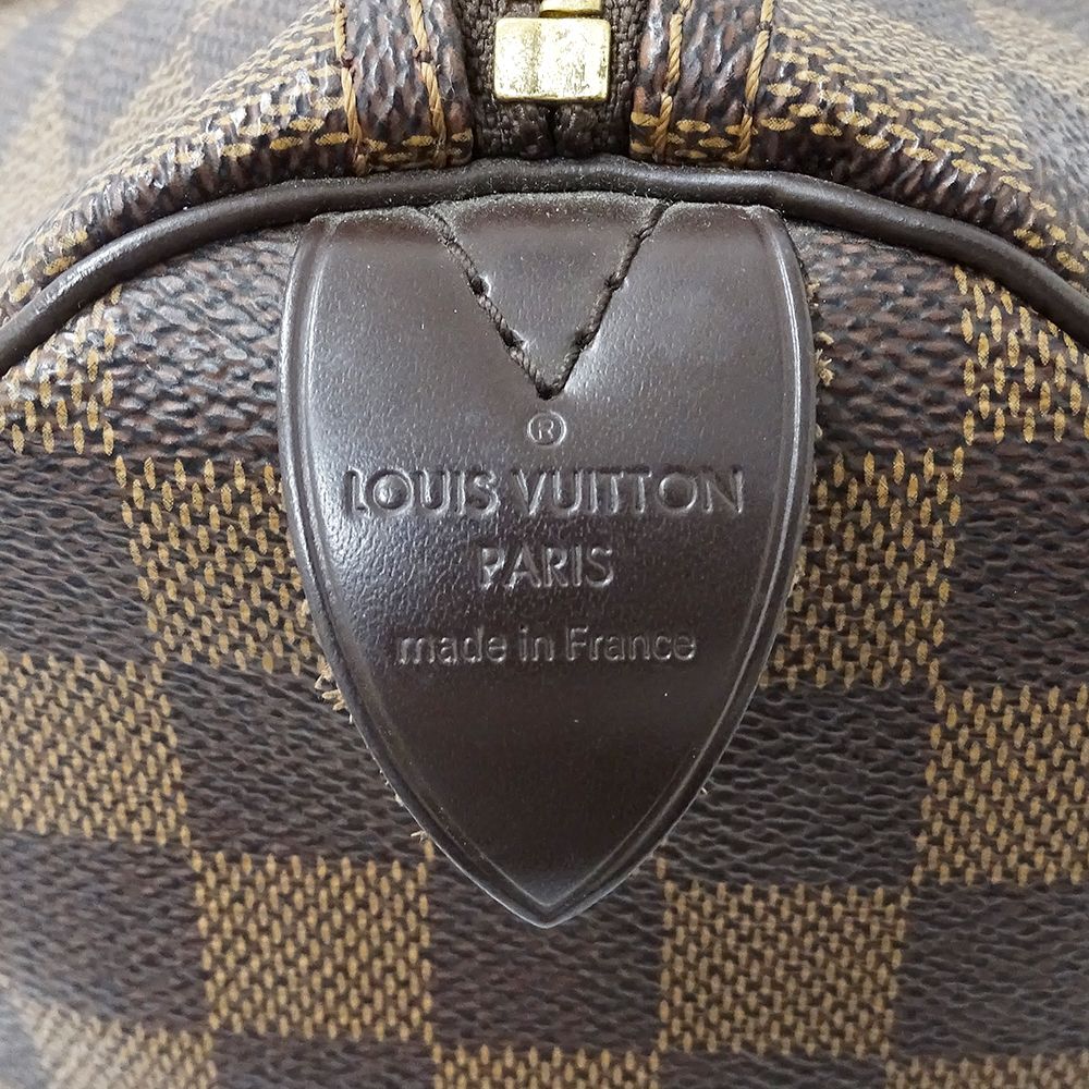 Louis Vuitton Bag Damier Women'S Brand Handbag Speedy 35 N41523 Brown Stylish