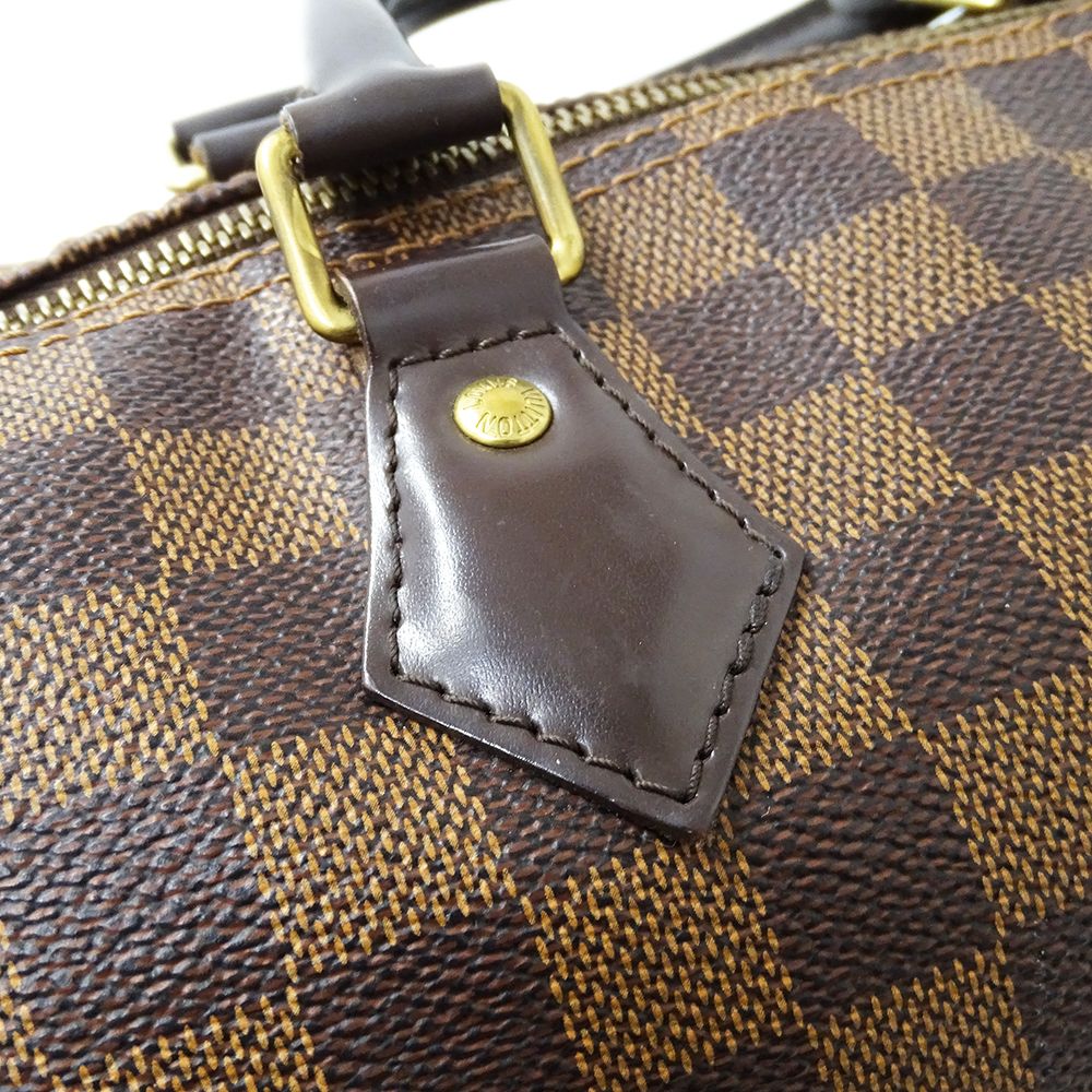Louis Vuitton Bag Damier Women'S Brand Handbag Speedy 35 N41523 Brown Stylish